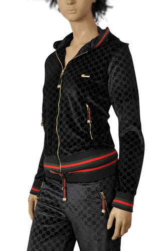 gucci black tracksuit womens|designer tracksuit women's 34 inseam.